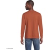 Lands’ End Men’s Super-T Long Sleeve Henley Shirt(Autumn Ember Heather)