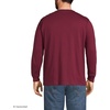 Lands’ End Men’s Super-T Long Sleeve Henley Shirt(Rich Burgundy)
