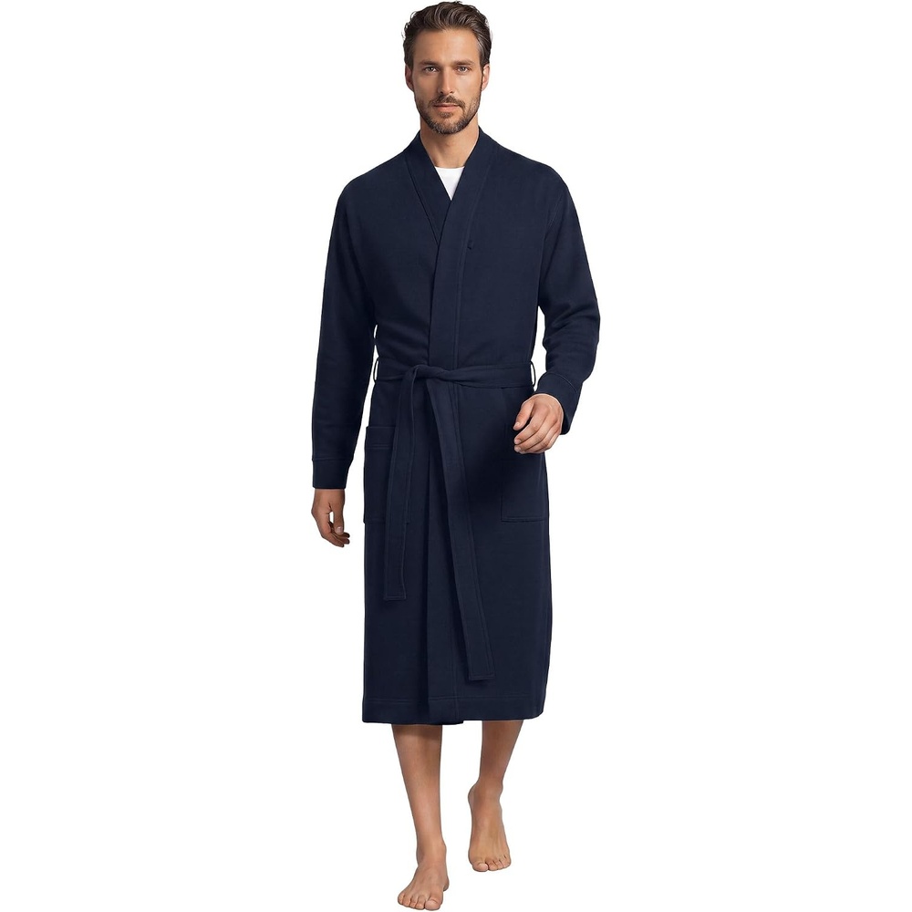 image:imageLands End Mens Serious Sweats RobeRadiant Navy