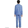 Lands’ End Men’s Flannel Pajama Set(Winter Puffins/Clear Blue Sky)