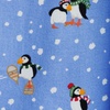 Lands’ End Men’s Flannel Pajama Set(Winter Puffins/Clear Blue Sky)