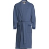 Lands’ End Men’s Serious Sweats Robe(Nightfall Blue)
