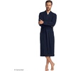 Lands’ End Men’s Serious Sweats Robe(Radiant Navy)
