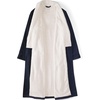Lands’ End Men’s Sherpa Fleece Lined Flannel Robe(Radiant Navy)